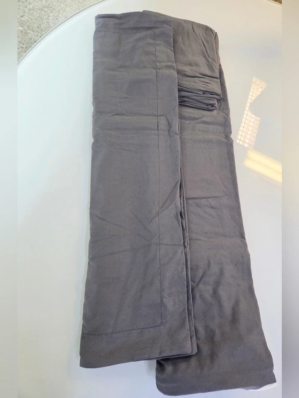 Bedsure Gray Duvet Cover and Two Pillow Cases Size Full